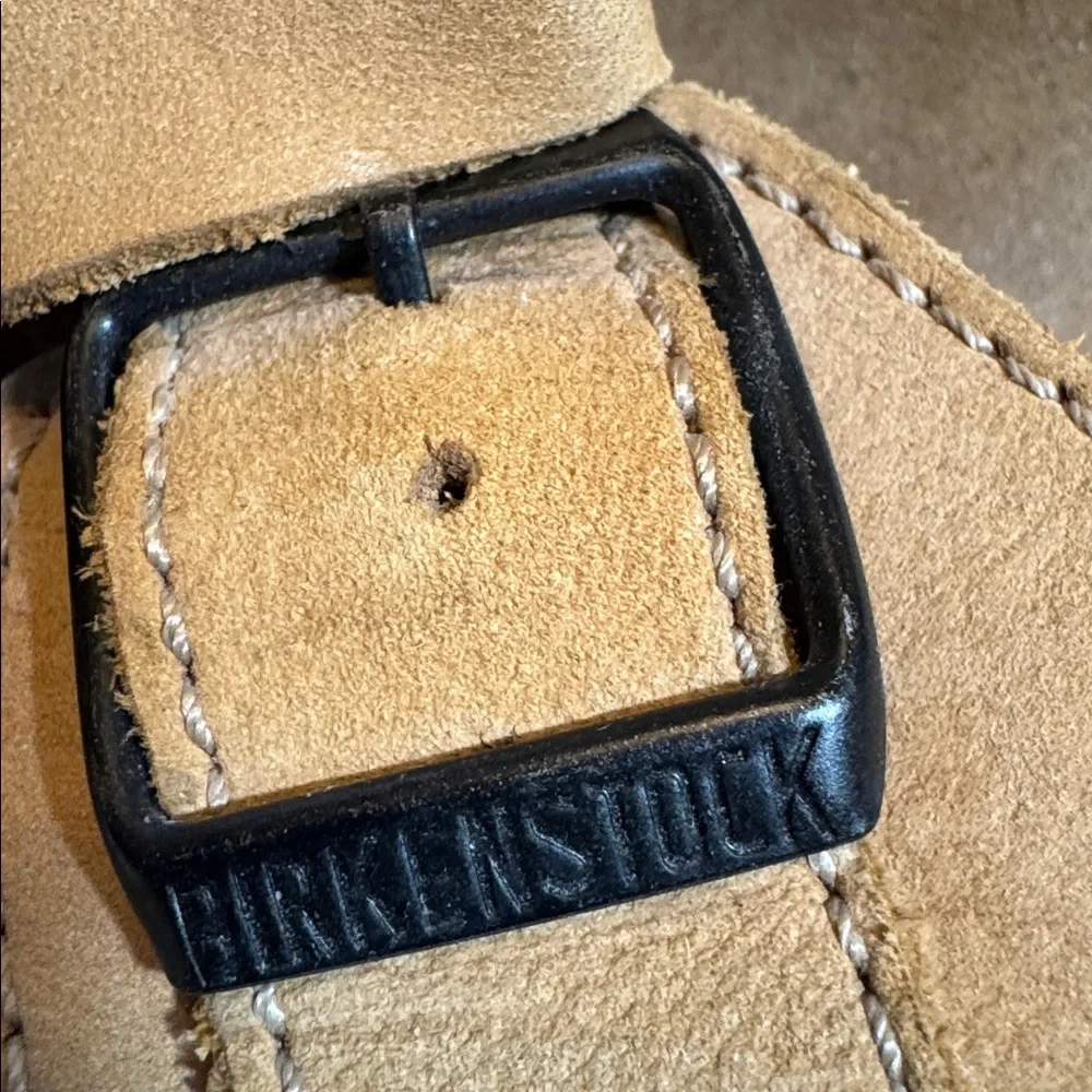 Men’s FOOTPRINTS by BIRKENSTOCK Tan Fisherman Leather Sandal‎ Size 45 US12